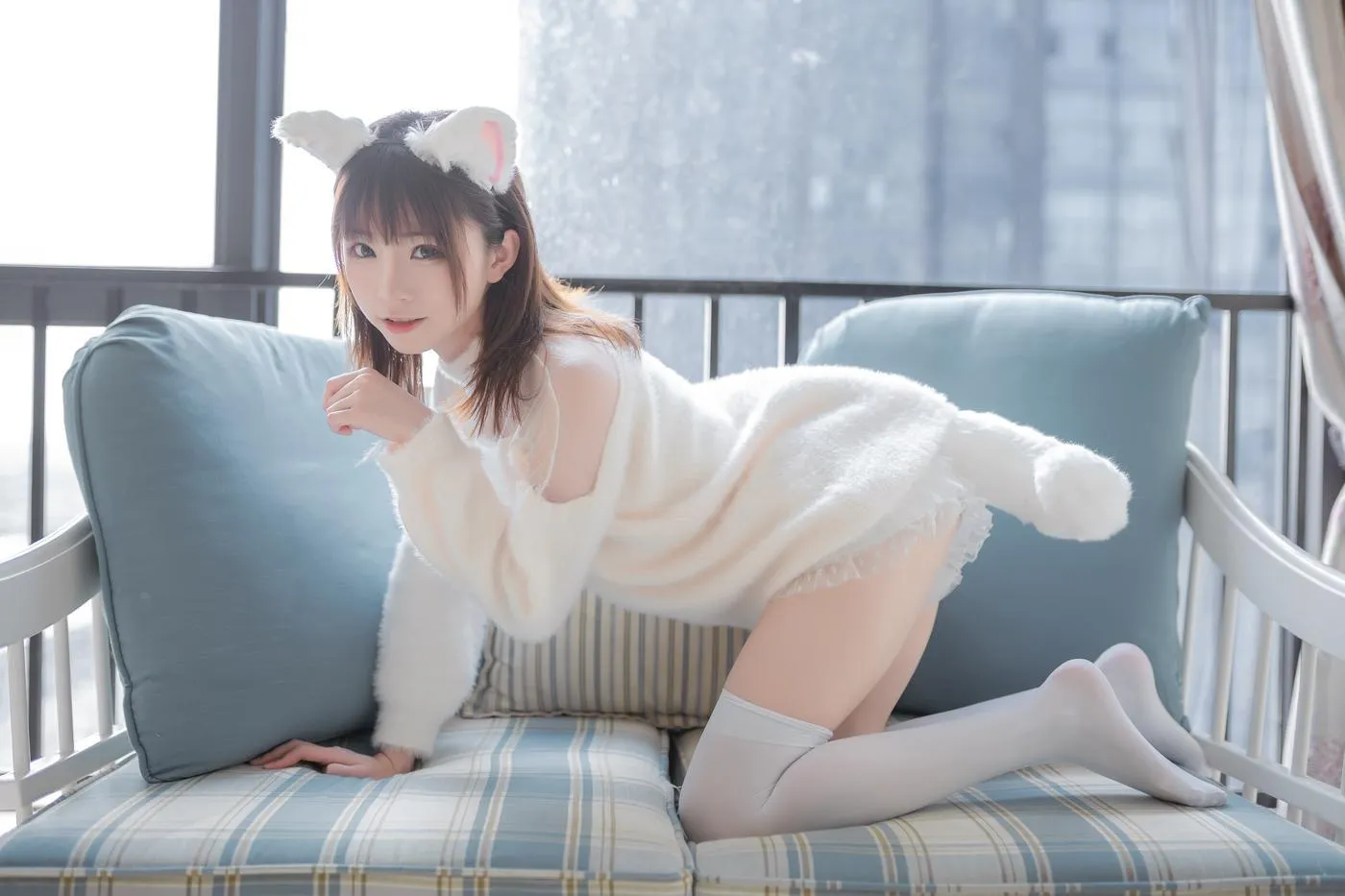 绮太郎_Kitaro – NO.28 -白喵女友 [41P]插图